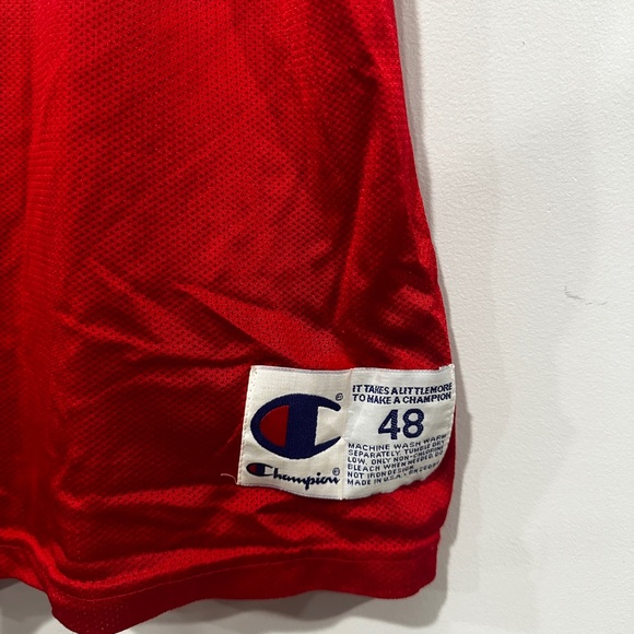 VTG 90s Chris Webber Bullets Champion Jersey - Picture 3 of 5